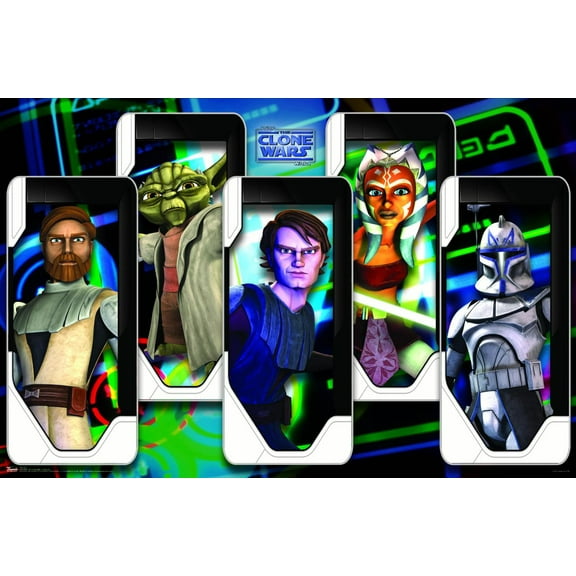 Trends International Star Wars: The Clone Wars - Close Ups Poster
