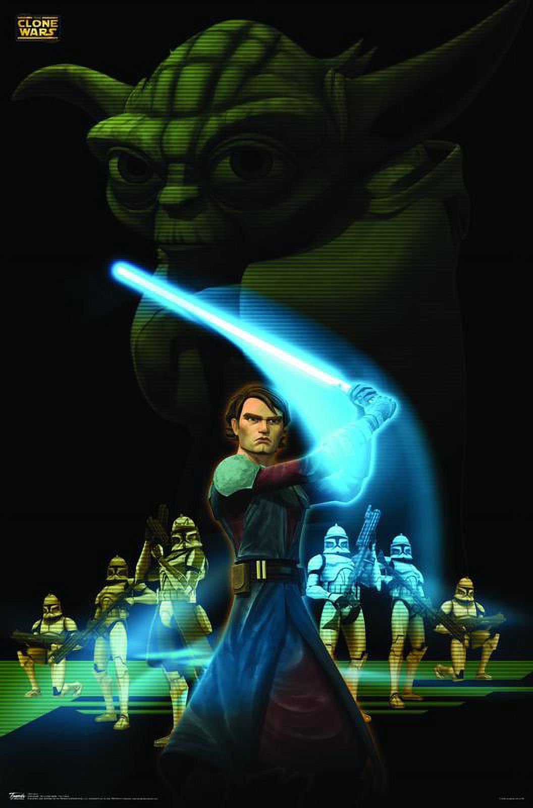 Trends International Star Wars: The Clone Wars - The Force Poster - image 1 of 2