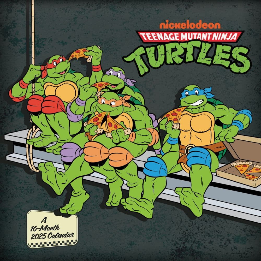 Trends International, Teenage Mutant Ninja Turtles 2025 Wall Calendar