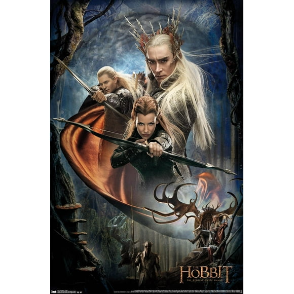 Trends International The Hobbit: The Desolation Of Smaug - Group Wall Poster, 14.725" x 22.375", Premium Unframed Version