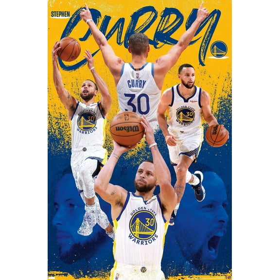 Trends International Warriors - Stephen Curry 22 Wall Poster, Bedroom