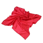 Elegant Large Silk Feel Solid Color Satin Square Scarf Wrap 36 Inch