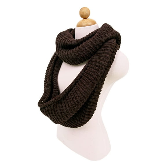 TrendsBlue Premium Winter Knit Warm Infinity Scarf - Different Colors Available