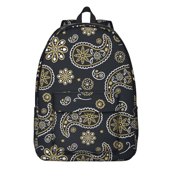 Trendsetting Paisley Backpack - Bohemian Design for the Modern User, Comfortable Straps for Extended Wear, Premier Gift Idea for Back to School Shopping