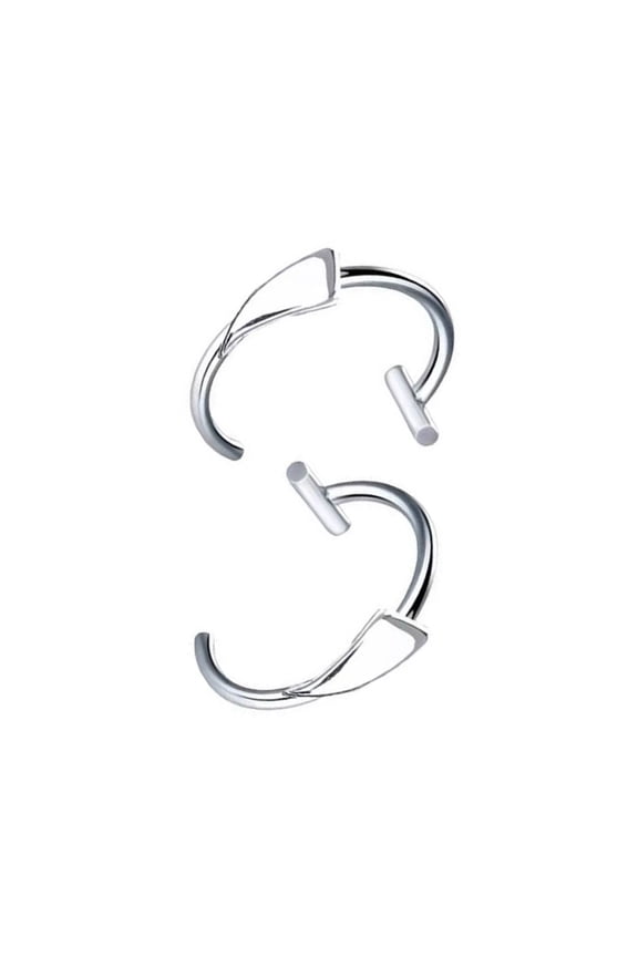 Stylish Vampires Teeth Lip Rings Adjustable Lip Jewelry Stainless Steel Texture Clip On Jewelry Suitable for Fashion Look
