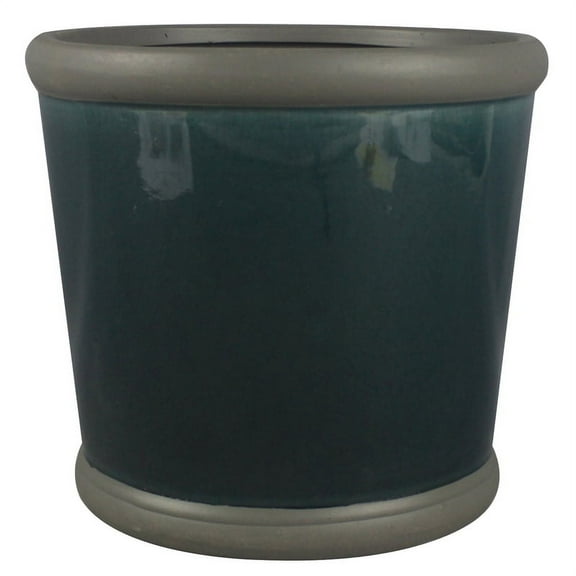 PLANTER BELLEVIL BLU 9""