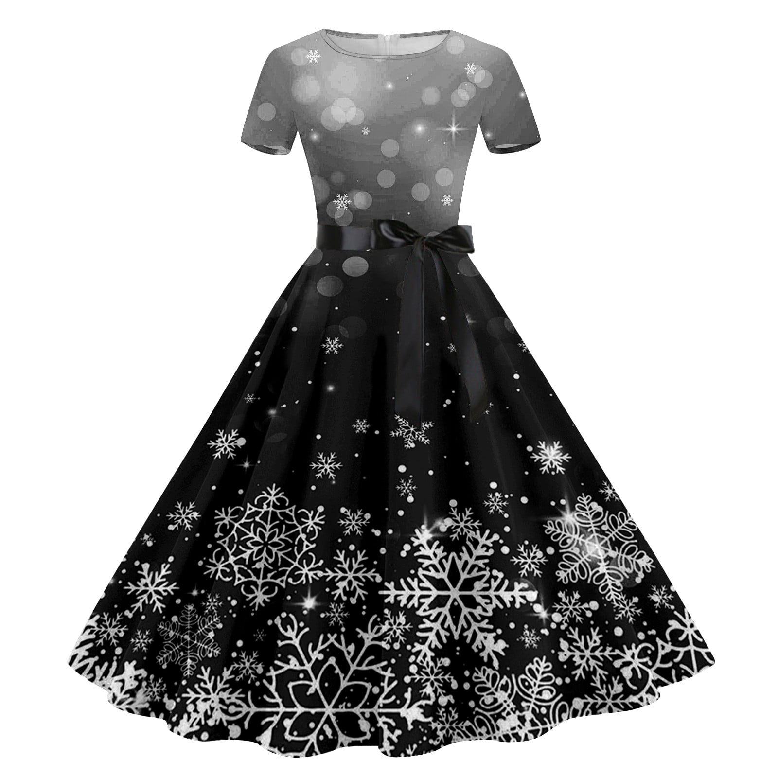 Trendvibe365 Christmas Dresses for Women 2023 Vintage Ugly Xmas