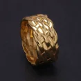 thumbnail image 1 of Trendy 14K Yellow Gold  Viking Weave Ring For Man Women Vintage Charm jewelry For Teens Gift, 1 of 9