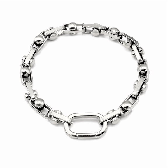 Trendy 18K Gold Plated Stainless Steel novelty link Necklace Unisex Chunky Punk Necklaces Chains Jewelry Waterproof Accessories