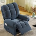 Trendy 2024 Electric Power Recliner Sofa for Adults, Adjustable Seat
