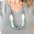 thumbnail image 1 of Trendy All-match Silicone Beaded Necklace, 1 of 2