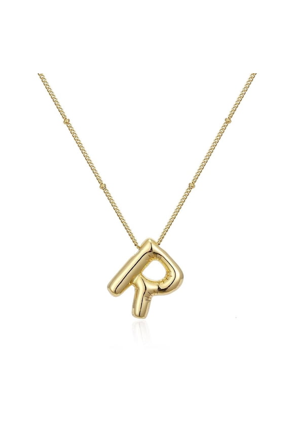 Trendy Alloy Letter Pendant Necklace Comfortable Wear Necklace Stylish Neck Jewelry Suitable for Various Occasions