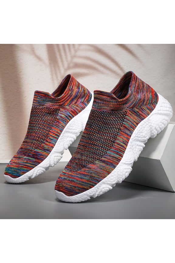 Trendy And Stylish Casual Sports Shoes, Breathable And Lightweight Running Shoes, Rainbow Mixed Camouflage Shoes for Men