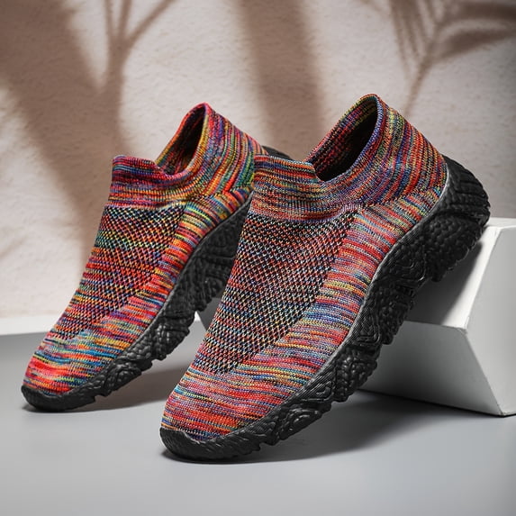 Trendy And Stylish Casual Sports Shoes, Breathable And Lightweight Running Shoes, Rainbow Mixed Camouflage Shoes for Men