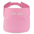 thumbnail image 1 of Trendy Apparel Shop EST 1932 Embroidered - 86th Birthday Gift Summer Adjustable Visor, 1 of 2