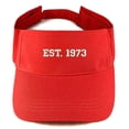 thumbnail image 1 of Trendy Apparel Shop EST 1973 Embroidered - 45th Birthday Gift Summer Adjustable Visor, 1 of 2