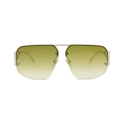 Trendy Aviator Sunglasses Mens Womens Retro Metal Rimless Frame Shades Lentes De Sol Para Mujer SJ1192