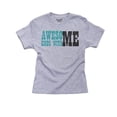 thumbnail image 1 of Trendy Awesome Ends With Me Boastful Graphic Boy's Cotton Youth Grey T-Shirt, 1 of 2