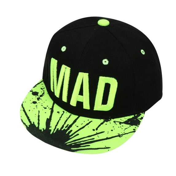 Trendy Baby Care Kids Snapback Flat Cap for Boys and Girls with Stylish Letters Design - for Daily Wear and Outdoor Activities