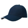 thumbnail image 1 of Trendy Baseball Cap Soft Low Profile Dad Caps Unisex Classic Baseball Cap Men's Unstructured Baseball Hats Hiking Cap Beach Trucker Hat Ladies Caps Vintage Baseball Cap Cool Hat,Blue,A, 1 of 3