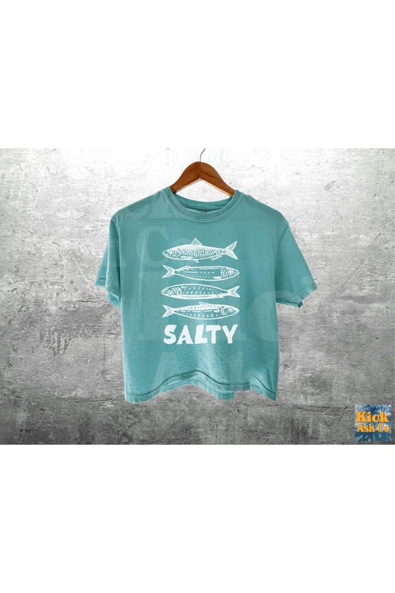 Trendy Beach Shirt French Aesthetic Crop Tee Womens Boxy 3023CL Tshirt