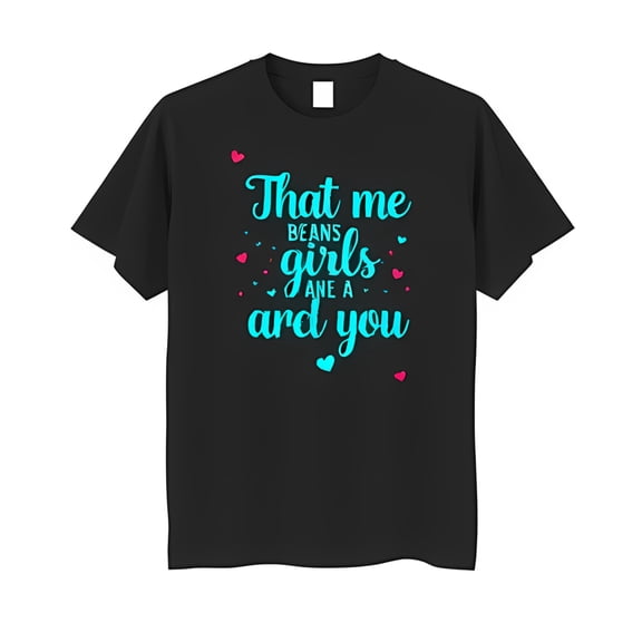 Trendy Black T-Shirt with Eye Catching Graphic Design for & Young Adults