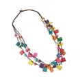 thumbnail image 1 of Trendy Bohemian Necklace with Coconuts Shell and Beads Colorful Designs for a Unique Fashion Statement Pieces, 1 of 8