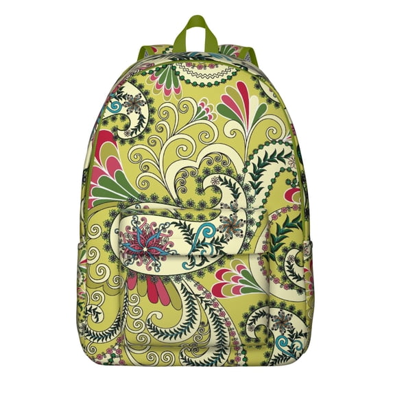 Trendy Boho Backpack Featuring Paisley Detail, Reliable Laptop Bag for High School and University, Comfortable Straps for Travel, Great Gift for Friends
