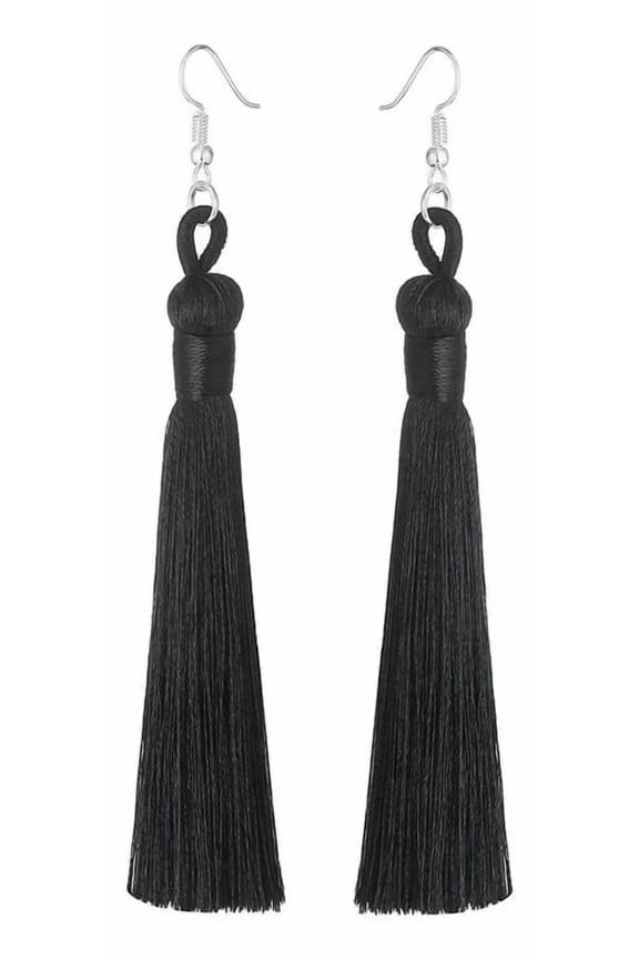 Trendy Boho Drop Tassel Women Earrings Long Fringe Dangle Earings