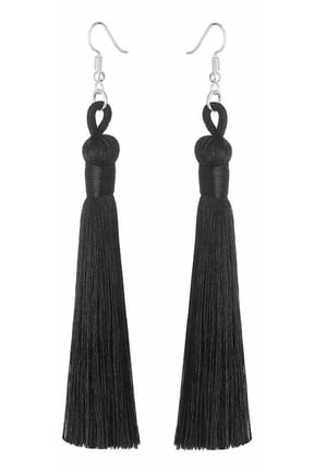 Trendy Boho Drop Tassel Women Earrings Long Fringe Dangle Earings