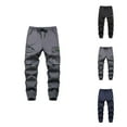 thumbnail image 1 of Boys Pants Athletic – Sporty Joggers for Training or PE Trendy Boys' Cargo Pants Lightweight Black Long Pants For Spring And Summer Outdoor Drawstring Waist Pants For Children 7 16 Years Old, 1 of 4