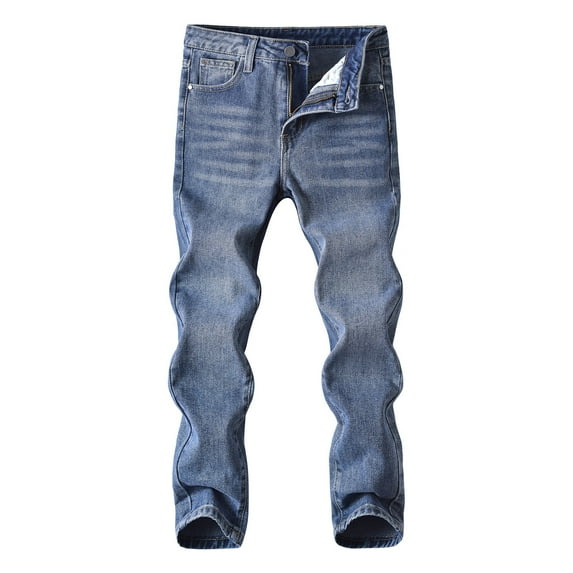 Trendy Boys Distressed Jeans High Street Fashion Casual Long Pants For Kids Comfortable Stretch Denim Trousers Spring Autumn