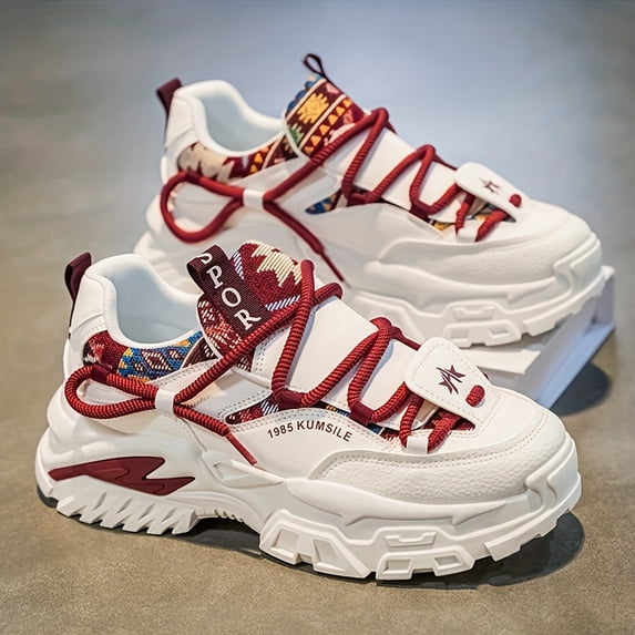 Trendy Brand Versatile Casual Sports Running Anti-Slip Thick-Soled Platform Dad Shoes