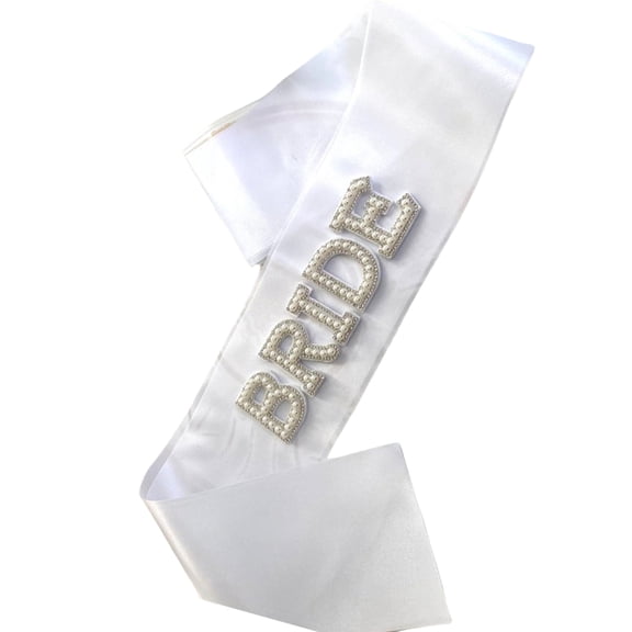 Trendy Bridal Party Sashes Luxurious Wedding Celebration Shoulder Sashes for Women for Parties & Decorations