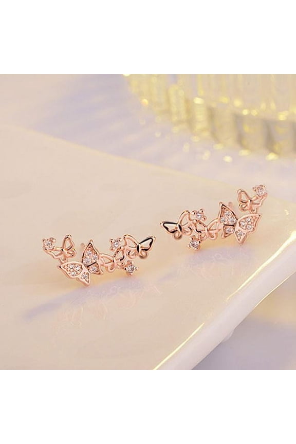 Trendy Butterfly Earrings, Korean Style, Minimalist Jewelry