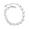 thumbnail image 1 of Trendy CZ Stones Adjustable Anklet For Women, 5"+2" Inch Adjustable Size., 1 of 3