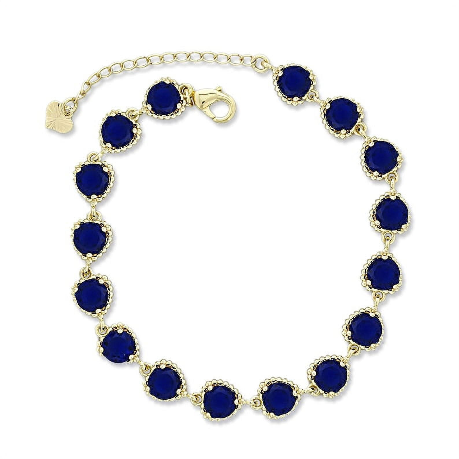 Trendy CZ Stones Adjustable Anklet For Women,5"+2" Inch Adjustable Size.