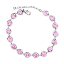 Trendy CZ Stones Adjustable Anklet For Women, 7" 2" Inch Adjustable Size
