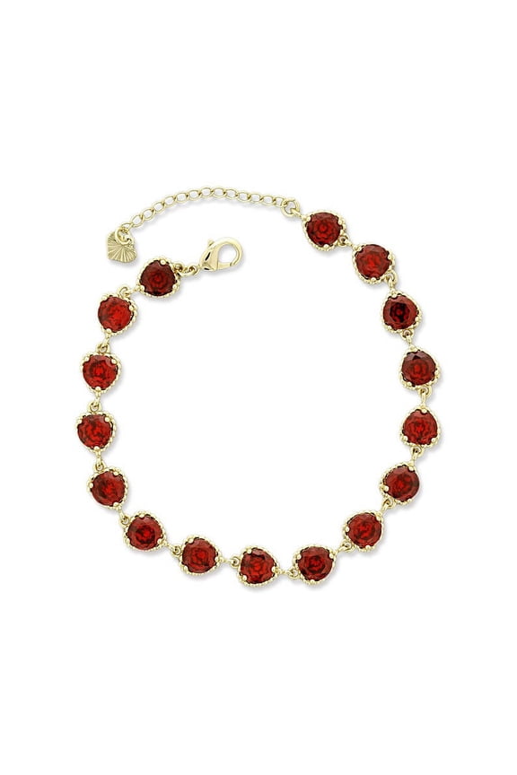 Trendy CZ Stones Adjustable Anklet For Women,7"+2" Inch Adjustable Size.