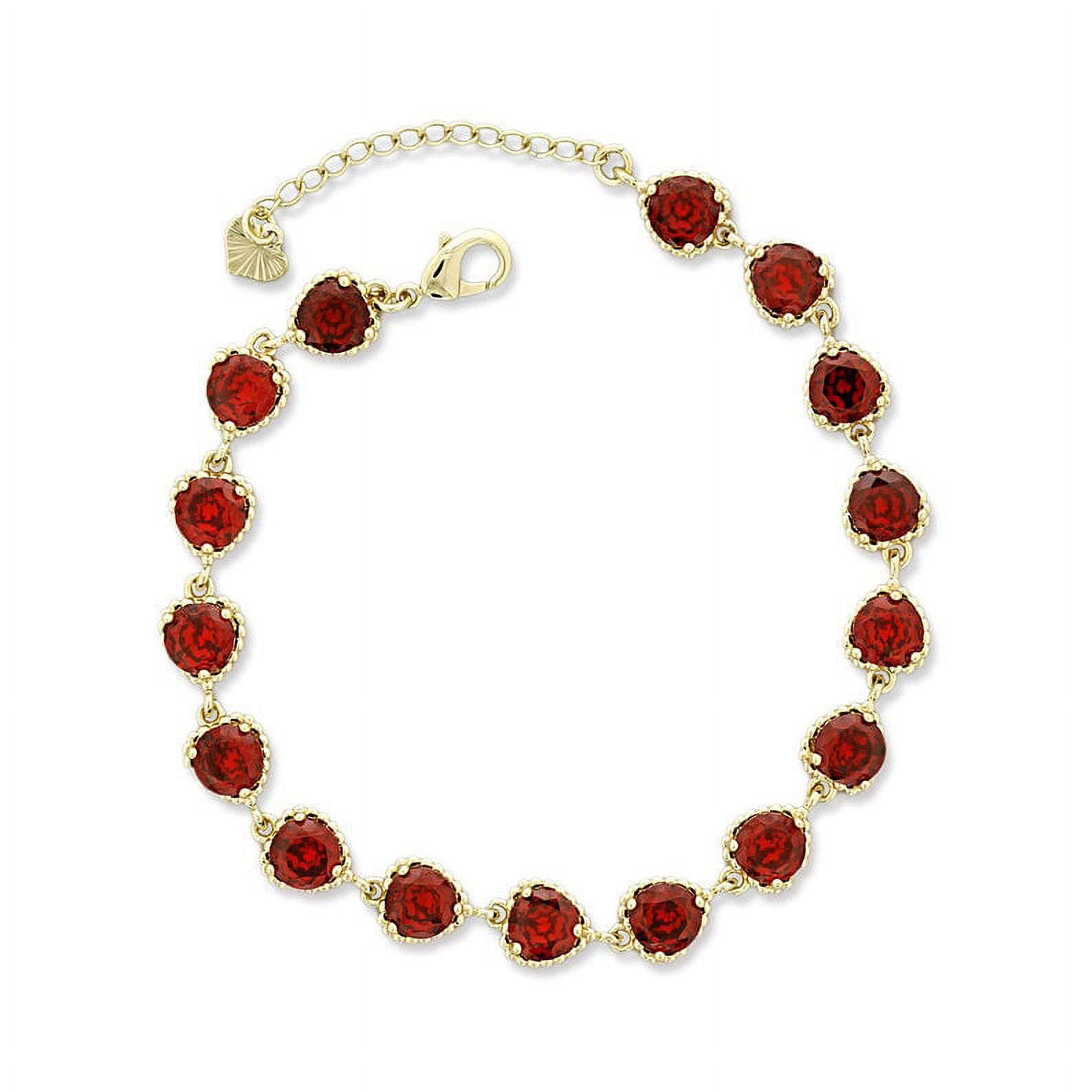 Trendy CZ Stones Adjustable Anklet For Women,8"+2" Inch Adjustable Size.