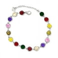 thumbnail image 1 of Trendy CZ Stones Adjustable Anklet For Women, 8"+2" Inch Adjustable Size, 1 of 1