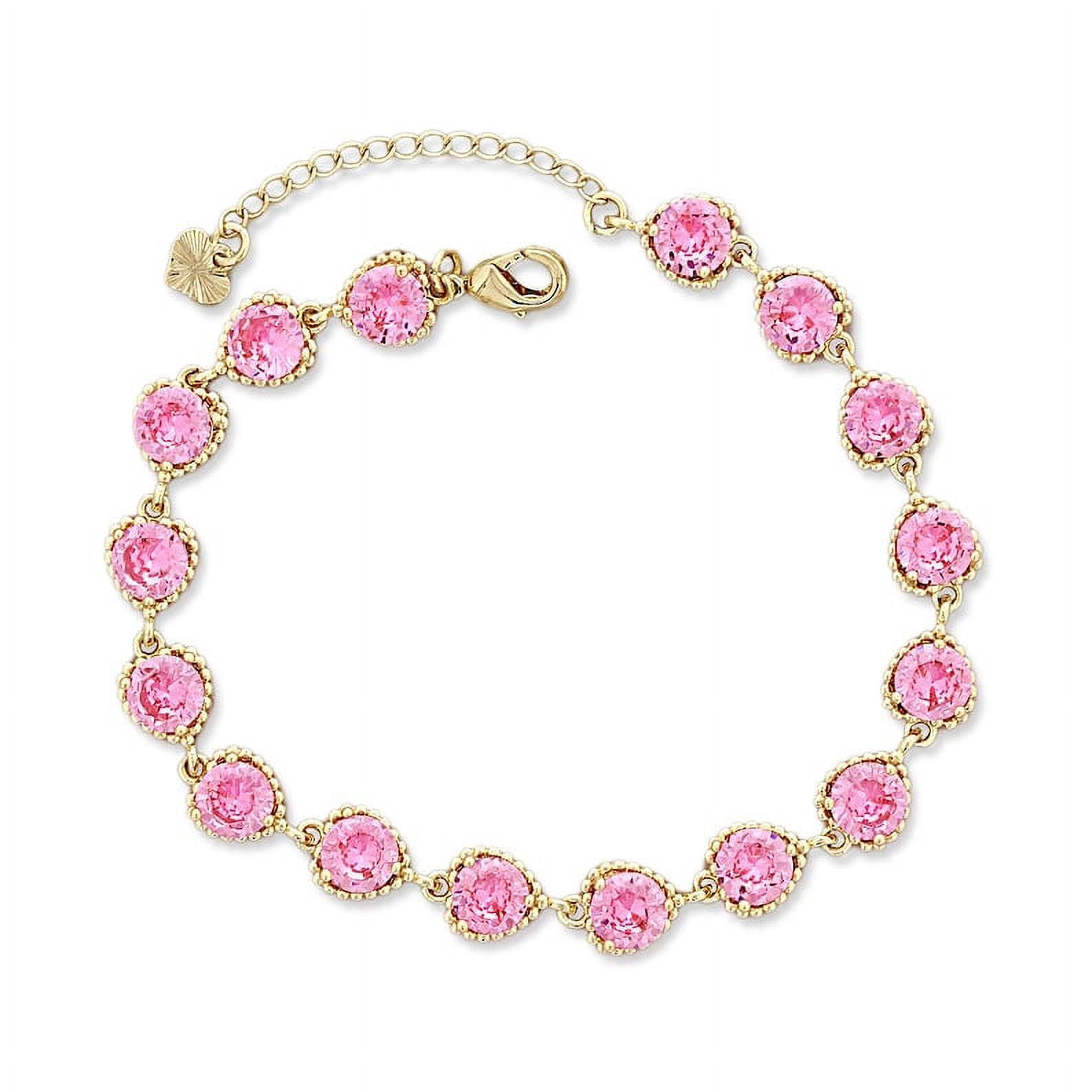 Trendy CZ Stones Adjustable Anklet For Women,8"+2" Inch Adjustable Size.