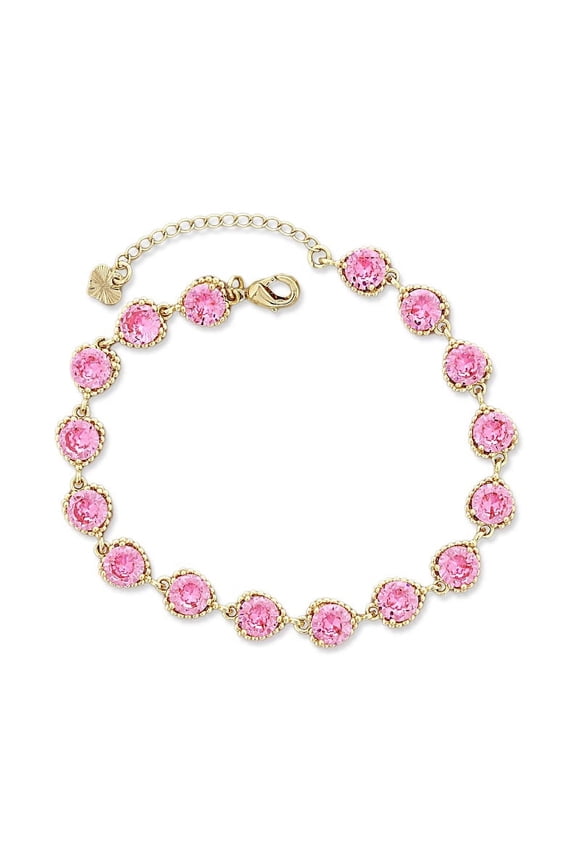 Trendy CZ Stones Adjustable Anklet For Women,8"+2" Inch Adjustable Size.