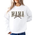 thumbnail image 1 of Trendy Camo Mama Sweatshirt - Distressed Camouflage Sweater for Mom - Coquette Bow Pullover White Sweatshirt Adult Large, 1 of 7