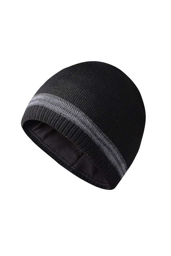 Trendy Casual Beanie LSONABXA Warm Cuffed Swag Knit Short Fisherman Beanie for Men Women Winter Hats Trawler Skull Cap