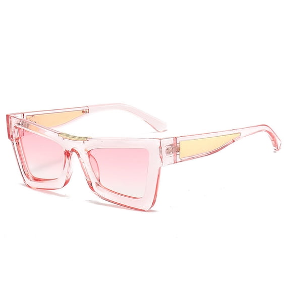 Trendy Cat Eye Sunglasses: UV Protection, Plastic & Metal Frames, Personalized Fashion Style, PC Lenses