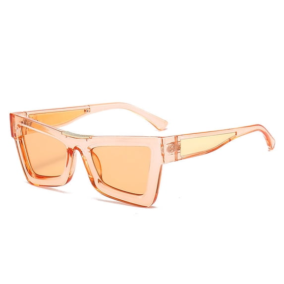 Trendy Cat Eye Sunglasses: UV Protection, Plastic & Metal Frames, Personalized Fashion Style, PC Lenses