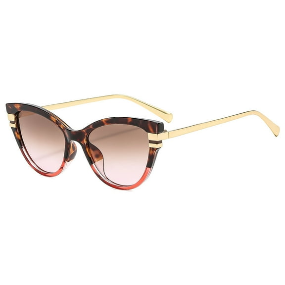 Trendy Cat Eye Sunglasses for Women Fashion Cateye UV400 Protection Glasses,Style 12