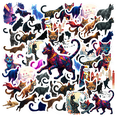 thumbnail image 1 of Trendy Cat Stickers Stickers, Waterproof Cat Stickers Sticker for Water Bottle Laptop Phone Cases Planner Skateboard Luggage Helmet Party Favor Decor, Ideal for Adults Teens Teacher Rewards, 1 of 9