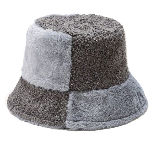 Trendy Contrast Color Stitching Fisherman Hat Korean Version Basin Hat Outdoor